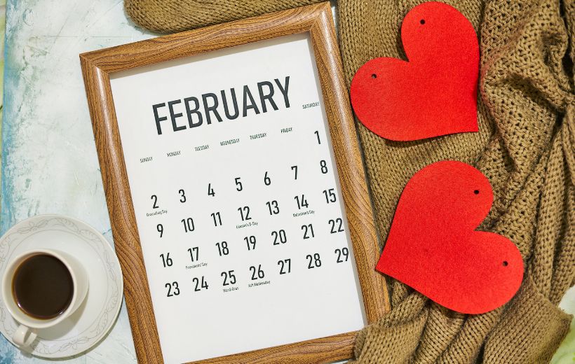 Calendario Febrero